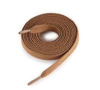 CCSOFTIME Flat Tan Shoe laces for Trainers Converse Air Force 1,Replacement Sneaker Laces for Sport Shoes,Casual Shoe,Wide 8mm Laces for Men Women Kids Adult,(1Pair-Tan-140cm)