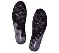 CCSOFTIME Memory Foam Insoles, Cushion Trainers Inner Soles for Women Men, Comfort Replacement Innersoles for Walking Boots, Sports, Work Shoes, Hiking Shoes Shock Absorption,Black UK6.5
