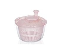 ccsxqy 5L Salad Spinner - Best Rated Vegetable & Fruit Dryer Bowl with Lid, Upgrade Anti-Crack & Heat-Resistant Material, Non-Slip Base, Easy Detachable for Cleaning(pink)
