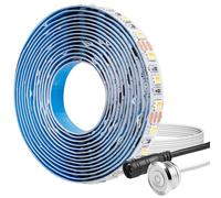 CCT LED Strip Light 2M 3000K-6500K Warm White to Cold White 12V Led Strip Self Adhesive with Touch Dimming,Flexible DIY Strip,Light Strip Chain for Indoor Kitchen Decoration Do Not Take Power Supply