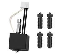 CCTREE 0.4mm Hardened Nozzle Hotend Kit for ANYCUBIC Kobra S1/S1 Combo, Heater Cartridge Thermistor and Silicone Sock with 0.2/0.4/0.6/0.8mm Hardened Nozzle