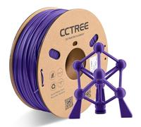 CCTREE 3D Printer ABS Filament 1.75mm, 1KG Spool (2.2 LBS), Accuracy +/- 0.03mm, Strong & Durable, Heat Resistance, Excellent Toughness 3D Printing Filament for FDM 3D Printers,Purple