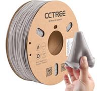 CCTREE 3D Printer TPU Filament 1.75mm, Flexible TPU 95A Soft 3D Printing Filament, 1KG Spool (2.2 lbs), Accuracy +/- 0.03 mm, Excellent Toughness 3D Print Filament for FDM 3D Printers,Grey