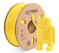 CCTREE ABS+ Filament 1.75mm, Dimensional Accuracy +/- 0.03mm, 1KG Spool (2.2 LBS), Strong, Durable, Heat Resistance, Excellent Toughness 3D Printer Filament ABS Plus, Yellow