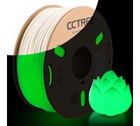 CCTREE Glow in the Dark 3D Printer TPU Filament 1.75mm 1KG, Glow Green | Flexible TPU 95A Soft 3D Printing Filament, Accuracy +/- 0.03 mm, Excellent Toughness 3D Printer Filament for 3D Printers