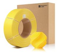 CCTREE Original PLA Basic Refill Filament 1.75 mm, Without Spool, Easy to Print, High Tough 3D Printer Filament with RFID for Bambu Lab A/X/P/H Series, AMS, 1 kg +/- 0.03 mm(Yellow 10400)