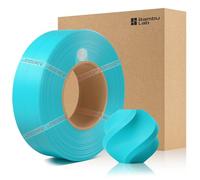 CCTREE Original PLA Basic Refill Filament 1.75 mm, Without Spool, Easy to Print, High Tough 3D Printer Filament with RFID for Bambu Lab A/X/P/H Series, AMS, 1 kg +/- 0.03 mm(Turquoise 10605)