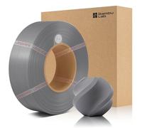 CCTREE Original PLA Matte Refill Filament 1.75 mm, Without Spool, Matte Surface Texture, 3D Printer Filament with RFID for Bambu Lab A/X/P/H Series, AMS, 1 kg +/- 0.03 mm (Ash Gray 11102)
