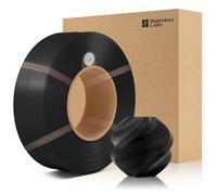 CCTREE Original PLA Matte Refill Filament 1.75 mm, Without Spool, Matte Surface Texture, 3D Printer Filament with RFID for Bambu Lab A/X/P/H Series, AMS, 1 kg +/- 0.03 mm (Charcoal Black 11101)