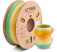 CCTREE PETG 3D Printer Filament 1.75mm, 1kg Spool, Good Layer Adhesion High Toughness Gradient Color PETG Filament, Dimensional Accuracy +/- 0.03mm, Gradient Orange to Green