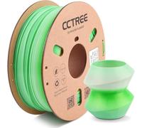 CCTREE PETG 3D Printer Filament 1.75mm, 1kg Spool, Good Layer Adhesion High Toughness Gradient Color PETG Filament, Dimensional Accuracy +/- 0.03mm, Gradient Green to Teal