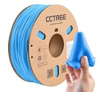 CCTREE TPU Filament 1.75mm, Flexible Soft Shore 95A Hardness 3D Printer Filament, Dimensional Accuracy +/- 0.03 mm, 1KG Spool (2.2 lbs), Sky Blue