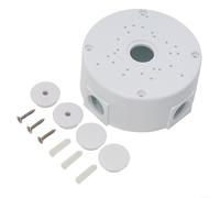 CCTV Camera Junction Box Waterproof Enclosure for Dome IP Security Cameras Wall Mount Bracket Cable Management Outdoor Surveillance System White Plastic