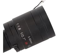 CCTV Camera Lens - Wide 76° Field of View, 4MP Manual Zoom Lens with F1.6 Aperture for Clear Image, Low Distortion, Durable Aluminum Alloy for IP and AHD Surveillance Cameras