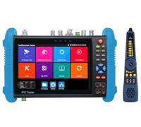 CCTV Camera Tester, IPC-9800MOVTADHS Plus Full Features, 7-inch IPS Touch Screen Monitor CCTV Tester HDMI Input/Output with HD-TVI HD-CVI AHD SDI IP Camera, IP Camera Tester Support POE 4K H.265