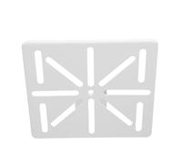Cctv Camera Wall Mount Bracket, Thickened Iron Ptz Support Plate with Clamp | Reinforced I-beam Slot Mechanism, Adjustable Openings, Vibration Reduction, Screws and Nuts, White Finish for Home Security