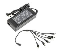 CCTV Charger 12V 6A 72W AC Power Supply 6 Way Jack Splitter Cables DVR NVR