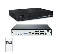 CCTV Surveillance NVR 8 Channel 3K Lite H.265+ Security Video Recorder for CCTV Camera System, Smart AI Human/Vehicle Detection, Email Alert with Photo,24/7 Surveillance Recording, NO Hard Drive