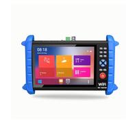 CCTV test monitor, 7 Inch IP CCTV Tester Monitor CVBS AHD CVI TVI Camera Testing 8MP HDMI Input POE Output WIFI,Mini Portable Monitor Tester Test Tool
