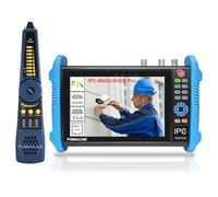 CCTV Tester IPC-9800CADHS Pro 8K H.265 IP Camera Tester 7-inch Screen 8MP TVI/CVI/AHD/SDI/CVBS Camera Monitor, with POE++ Max. 90W, Gigabit SFP Port, HDMI Input/Output, VGA Input, Cable Tester