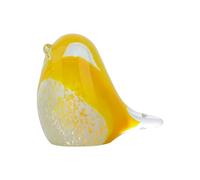 CCUUHJ Glass Crystal Bird Figurine Handmade Blown Glass Paper Weight Mother`s Day Gift Home Ornament Anniversary Valentines Presents for Her Him Wife Husband Women Man Girlfriend (Metallic)