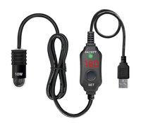 ccuzs Aquarium Heater, 10w small Submersible Fish Tank Heater, Adjustable Temperature Control, Compact Design, for Saltwater, Freshwater Tanks,for Home, Office, Aquarium