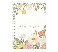 ccuzs Bible Journal Planner - 52-Week A5 Scripture Notebook, Portable Devotional Journal for Personal Devotion, Home Church, Sunday School, Youth Groups, Confirmation, Baptism, Pastors