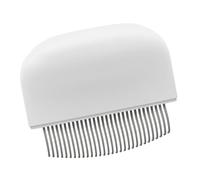 ccuzs Cat Comb for Shedding, Short-Haired Kitten Brush, Soft Dog Massaging Comb, Detangling Tool for Loosening Matted Hair, Portable Design for Easy Grooming, 3.54x3.07x1.06in