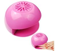 ccuzs Childrens Gel Nail Dryer, Portable Nail Fan, Safe Manicure Tool, Beginner Friendly Travel Friendly Pink Ideal for Home Use, Kids and Women, 3.74x2.56 Inches