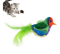 ccuzs Chirping Cat Toy, Flying Bird Toy, Interactive Bird Toy, Realistic Bird Cat Toy, Soft Cat Bird Toy, Super soft and realistic bird cat toy that flaps and chirps, ideal for entertaining