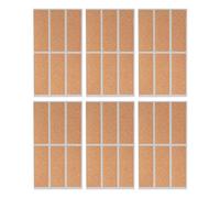 ccuzs Cork Name Sticker Label, Waterproof Removable Chalkboard Sticker Labels, White Wood Stickers, White Wood Stickers, Glass Jar Labels for