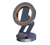 ccuzs Magnetic Phone Mount, Car Dashboard Holder, Folding Ring Stand, 360° Rotation, Strong Magnetic Grip, Compact Design, Abs Pc Material, 1.97x1.97x1.26in