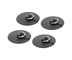 ccuzs Paddleboard - Rings Set 4 Pack Inflatable | Boat Ring Patches PVC Glue On Tie Down Mounts Kayak Deck Rigging Secure Attachment Points for Fishing, Touring, Marine or Travel