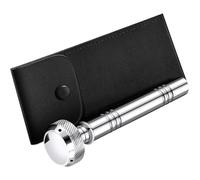 ccuzs Pocket-Sized Holy Water Dispenser with Aspergillum, Portable Holy Water Bottle for Religious Practices, Compact Sprinkler Tool with Storage Bag, Ideal for Blessings, Church Use, and Travel