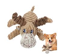 ccuzs Squeaky Dog Toy, Tough Chew Toy, Interactive Pet Toys, Soothing Texture, Durabless Design and Training for Interactives Training, Fetch, or Solo Plays, 25x23cm Multicolor