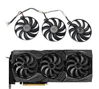 CCVA T129215SU 7Pin GPU Card Cooler Fans for ASUS ROG Strix-GeForce RTX 2060 2080 2080 Ti or RX 5600 XT RX 5700XT Fan (1 Set) - 3.46" x 3.46" x 0.47" - Desktop Compatible