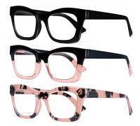 CCVOO Oprah Style Reading Glasses for Women, Stylish Eyeglasses, Blue Light Readers for Women, Computer Eye Glasses, Cheaters