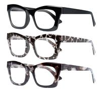 CCVOO Oprah Style Reading Glasses for Women, Stylish Eyeglasses, Blue Light Readers for Women, Computer Eye Glasses, Cheaters