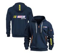 CCVQPF Mens Hoodie Hooded Activewear for N.A.SC.A.R Pullover Sweatshirts Print Hoody Spring Autumn Sportstyle Coat Plain Comfy Jacket Half Zip Outwear Tops-SLanS||x_l