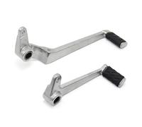 CCVVUD Gear Shifter Folding Motorcycle Accessories Clutch Shifter Left Rod Gear Shift Lever Rear Foot Brake Right Pedal for Monster 696 796 1100/S