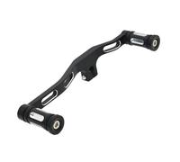 CCVVUD Gear Shifter Folding Motorcycle Heel Toe Shifter Levers Middle Center Control Shift Pegs for Dyna 91-17 Street FXD Fat Bob Wide Super Glide