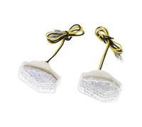 CCVVUD Motorcycle Blinker Turn Signal Universal 2Pcs Motorcycle Turn Signal Indicator Light Lamp Blinker For K1-K4 SV600/1000 For BANDIT 600S/12005 DL650