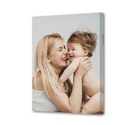 CCWACPP Custom Canvas Pictures 5x7 inches Framed Personalized Photo to Canvas Print Customize Canvas Prints with Your Photos for Wall Decor Ready to Hang (5"x7"（13x18cm）