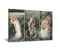 CCWACPP Custom Canvas Prints with Your Photos 3 Panels Personalized Picture Wall Art Customized Gifts for Friends Wedding Family Framed Ready to Hang (3 Photo 3 Panel, 8"x16"x3P(20x40cmx3P))