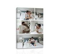 CCWACPP Custom Canvas Prints With Your Photos - Personalized Wall Art Collage Photo Print Decor Frame (8"x10"(20x25cm))