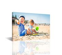 CCWACPP Custom Your Photo Canvas Wall Decor 16x24 Personalized Gifts Wedding Baby Pet Family Prints (1 Panel Frame, 16" Wx24 H（40x60cm）)