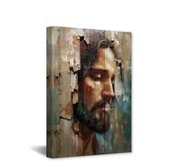 CCWACPP Jesus Canvas Wall Art Christian Pictures Wall Decor Christian Spiritual Painting God Posters Church Room Decor Frame (Jesu - 2, 30.00 x 45.00 cms)