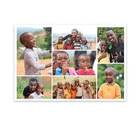 CCWACPP Personalized Canvas Wall Art Custom Prints with Your Photos Multi Picture Custom Collage to Canvas Customize Gifts (Templates-12, 8"x10"(20x25cm))