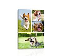 CCWACPP Personalized Collage Photo Canvas Print Custom Canvas Prints with Your Multi Photos Customized Pictures Decor Frame (12"x18"(30x45cm)
