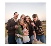 CCWACPP Personalized Photo to Canvas Print Custom Canvas Prints with Your Photos for Family Pet Baby Wall Decor No Frame (16"x16"(40x40cm)